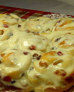 Булочки с изюмом