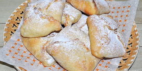 Булочки с творожной начинкой