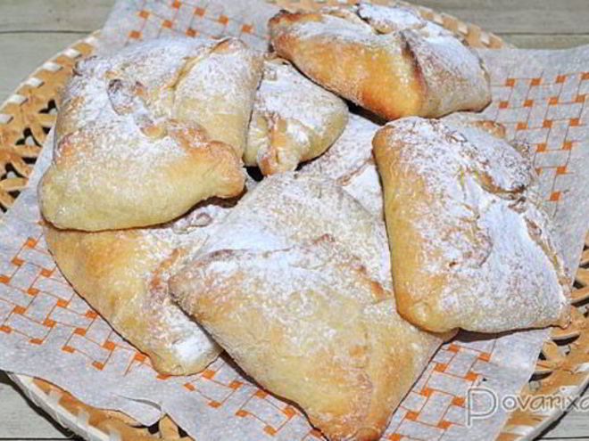 Рецепт булочек с творожной начинкой