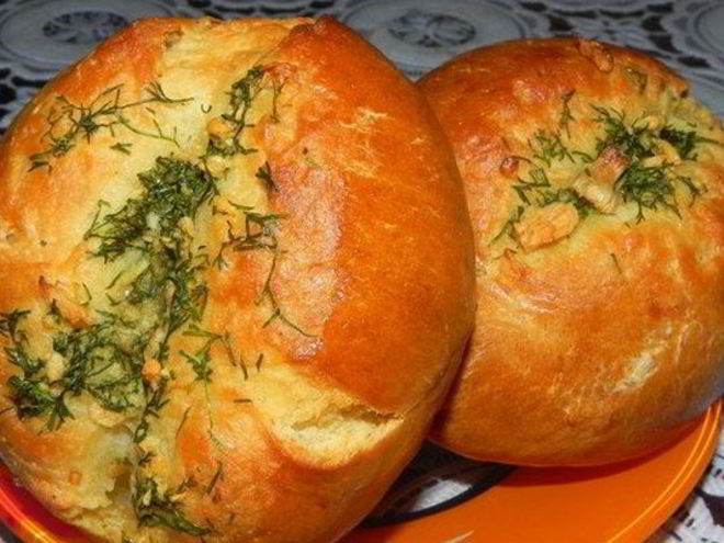 Рецепт домашних чесночных булочек