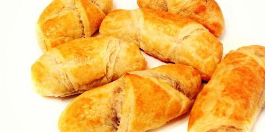 Круассаны с шоколадной пастой