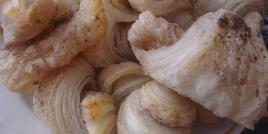 Мини-круассаны с корицей