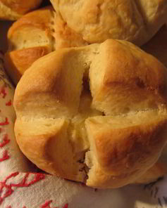 Молочные булочки к завтраку