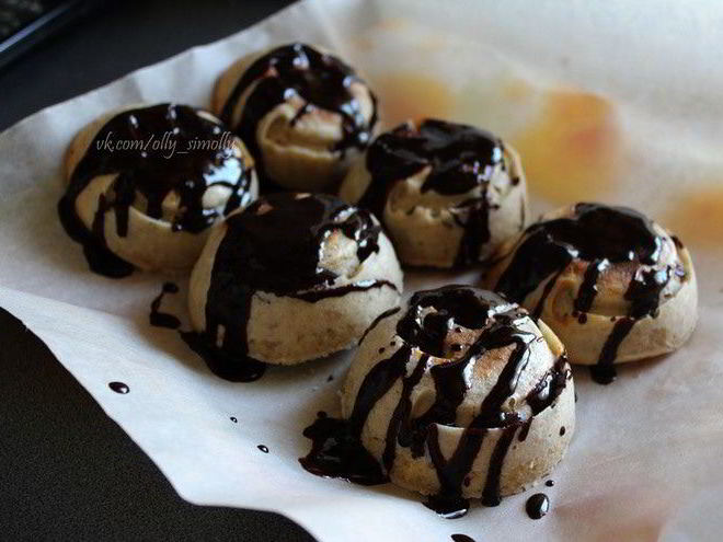 Рецепт овсяных булочек с бананом