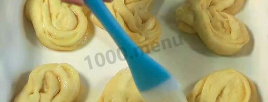 плюшки из дрожжевого теста. Шаг 15