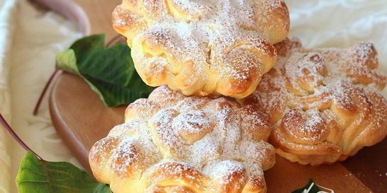 Сдобные булочки Русские кружева
