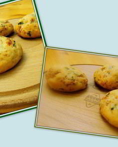 Сырные булочки с зеленью