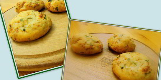 Сырные булочки с зеленью