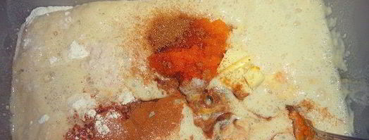 тыквенные булочки с миндалем и корицей. Шаг 4