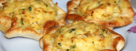 ватрушки с копченым сыром и чесноком. Шаг 7