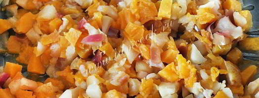 ватрушки с творожной начинкой из тыквы и яблок. Шаг 4