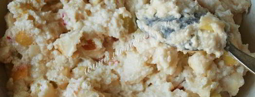 ватрушки с творожной начинкой из тыквы и яблок. Шаг 5