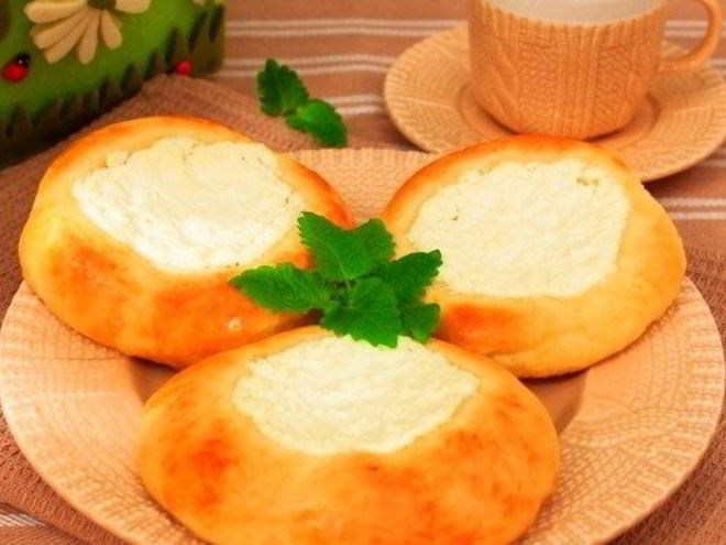 Рецепт ватрушек с ванильным творогом