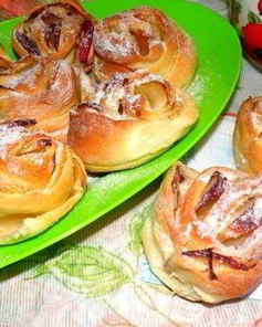 Яблочные булочки