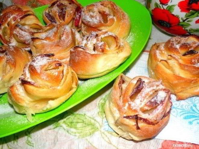 Рецепт яблочных булочек