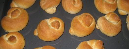 закусочные булочки с зеленью и чесноком. Шаг 9