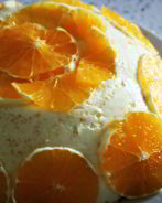 Апельсиновый чизкейк без выпечки