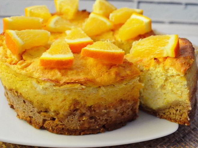 Рецепт апельсинового чизкейка