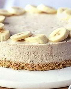 Банановый чизкейк без выпечки