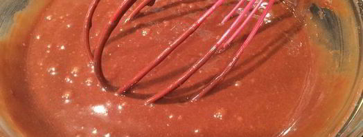 брауни-чизкейк с вишней. Шаг 4