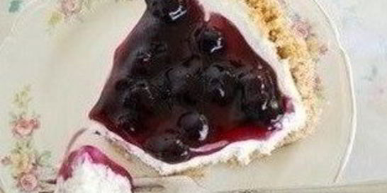 Черничный чизкейк без выпечки