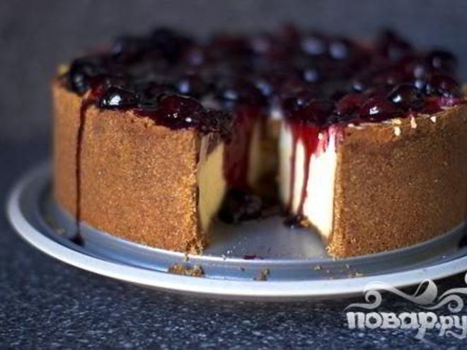 Рецепт чизкейка нью-йорк с вишней