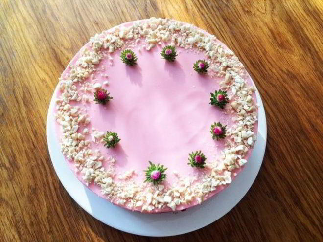 Рецепт чизкейка с ежевикой