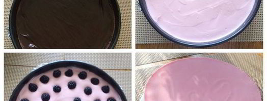 чизкейк с ежевикой. Шаг 6