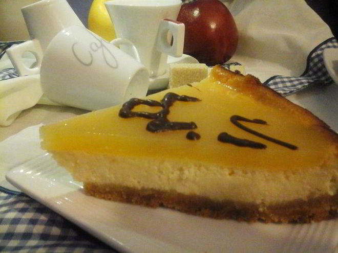 Рецепт чизкейка с манго