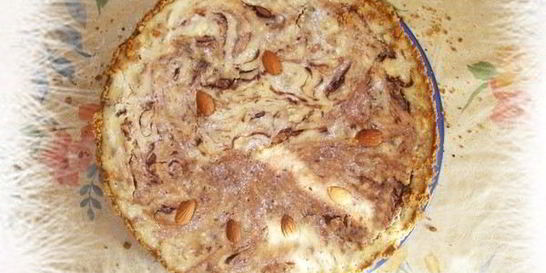 Чизкейк с миндалем