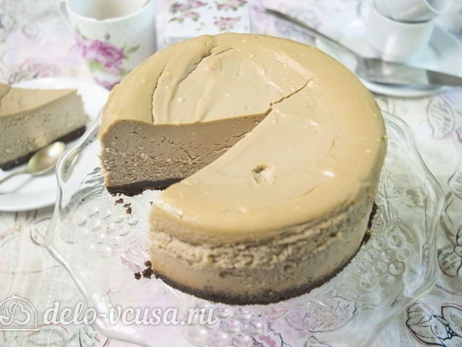Рецепт чизкейка с нутеллой