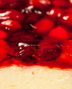 Чизкейк с ягодами