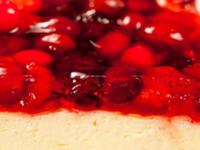 Рецепт чизкейка с ягодами