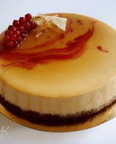 Чизкейк Экзотик с рикоттой и маракуйей