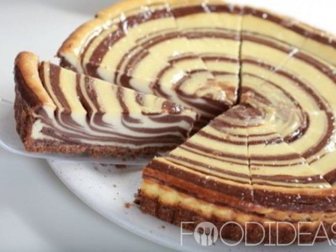 Рецепт чизкейка зебра