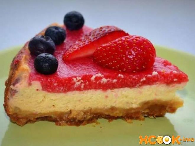 Рецепт клубничного чизкейка в мультиварке