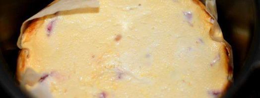 клубничный чизкейк в мультиварке. Шаг 5