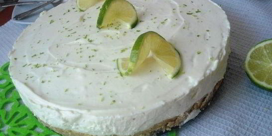 Лаймовый чизкейк без выпечки