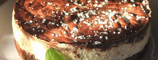 легкий холодный чизкейк шоколадушки. Шаг 10