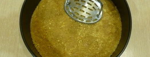 медовый чизкейк с клюквой. Шаг 3