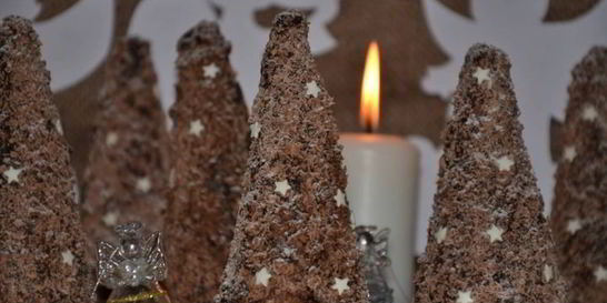 Мини-чизкейки Елочки