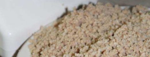 мясной чизкейк с соусом из брусники. Шаг 8