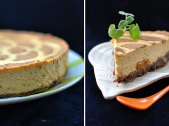 Рецепт тыквенного чизкейка с курагой