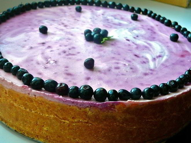 Рецепт ягодного чизкейка без выпечки