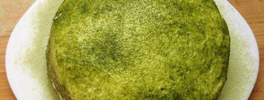 японский чизкейк с чаем матча. Шаг 9