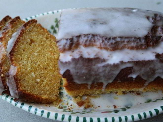 Рецепт апельсинового кекса с миндалем и кокосом