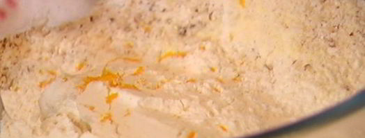 апельсиновый кекс с миндалем и кокосом. Шаг 8