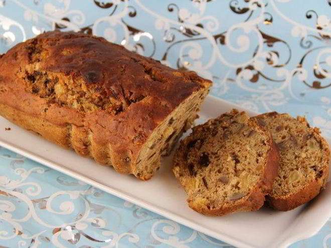 Рецепт финикового кекса с сухофруктами и орехами фитнес без масла и сахара