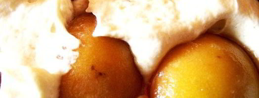 французский кекс с персиками. Шаг 6