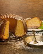 Греческий масляный кекс с ароматом герани